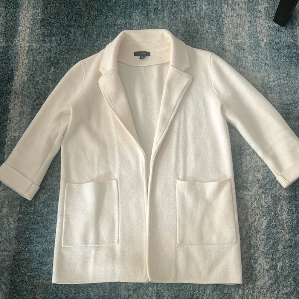 J Crew Sweater Blazer